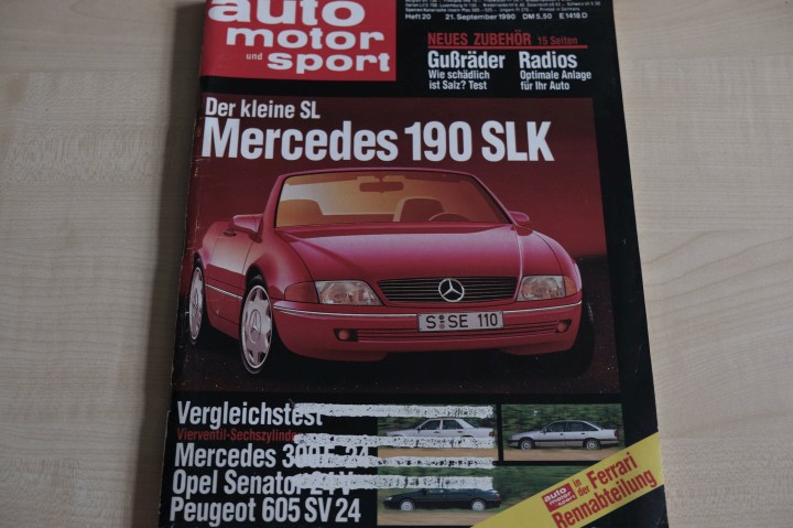 Deckblatt Auto Motor und Sport (20/1990)